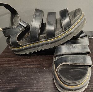 Doc marten platform sandals